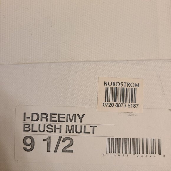 Steve Madden Rhinestone Flats (Very low heel) I-Dreemy Blush Mult Size 9.5 - Picture 3 of 16